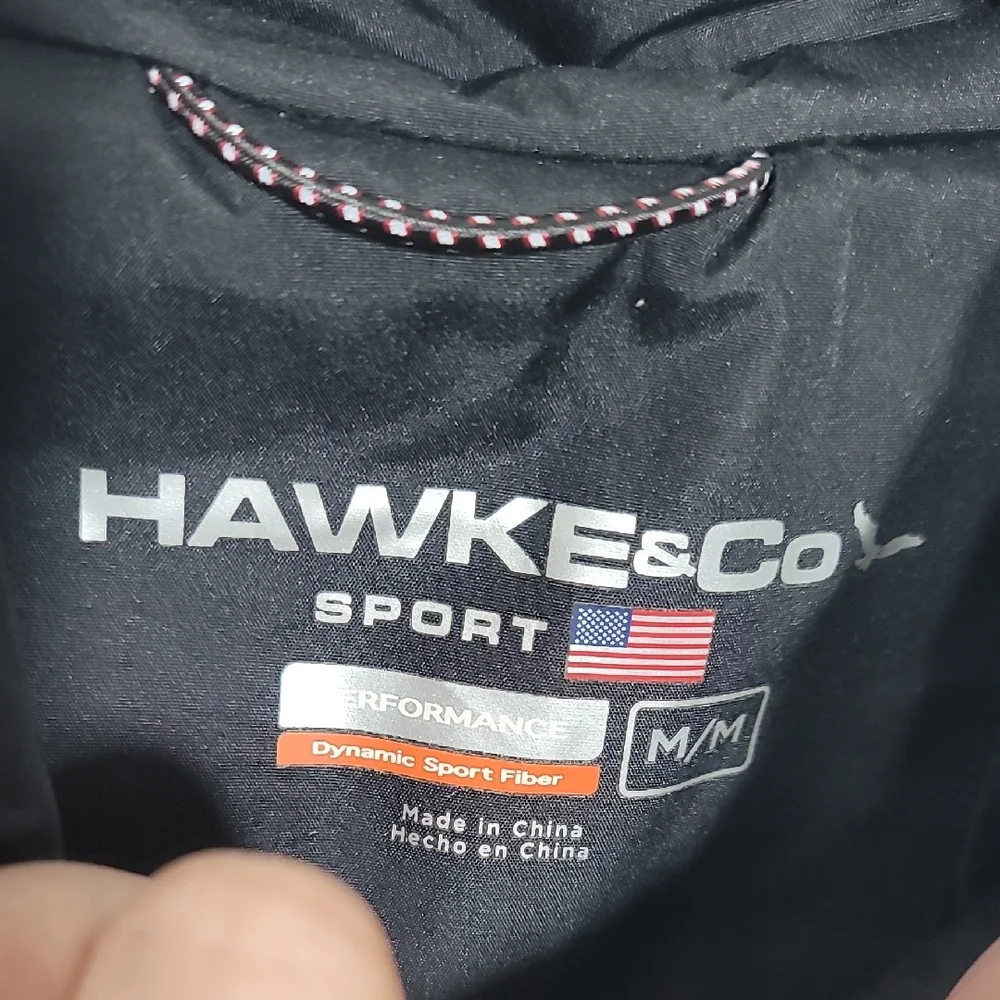 Hawke & Co Men's Black Quilted Puffer Jacket